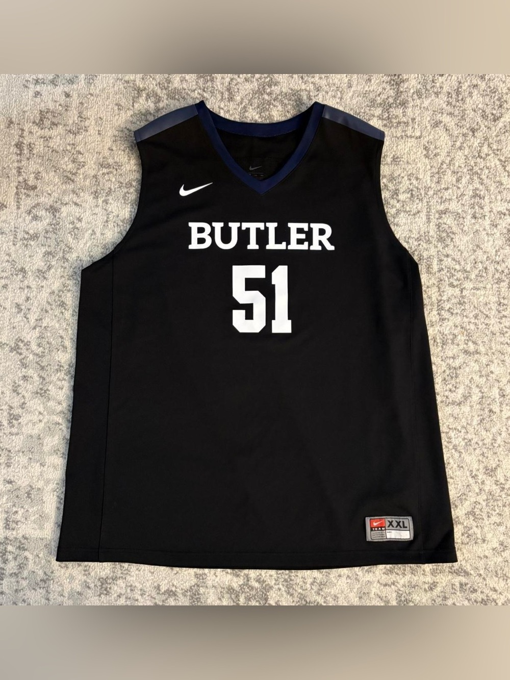Men’s XXL Nike Butler Black & Blue Jersey number 51